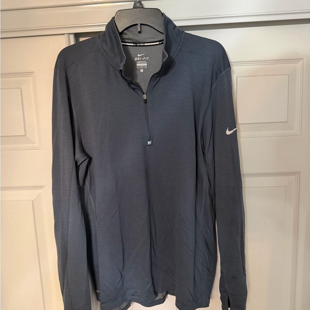 Nike Dri-FIT Dark Blue Quarter-Zip Pullover